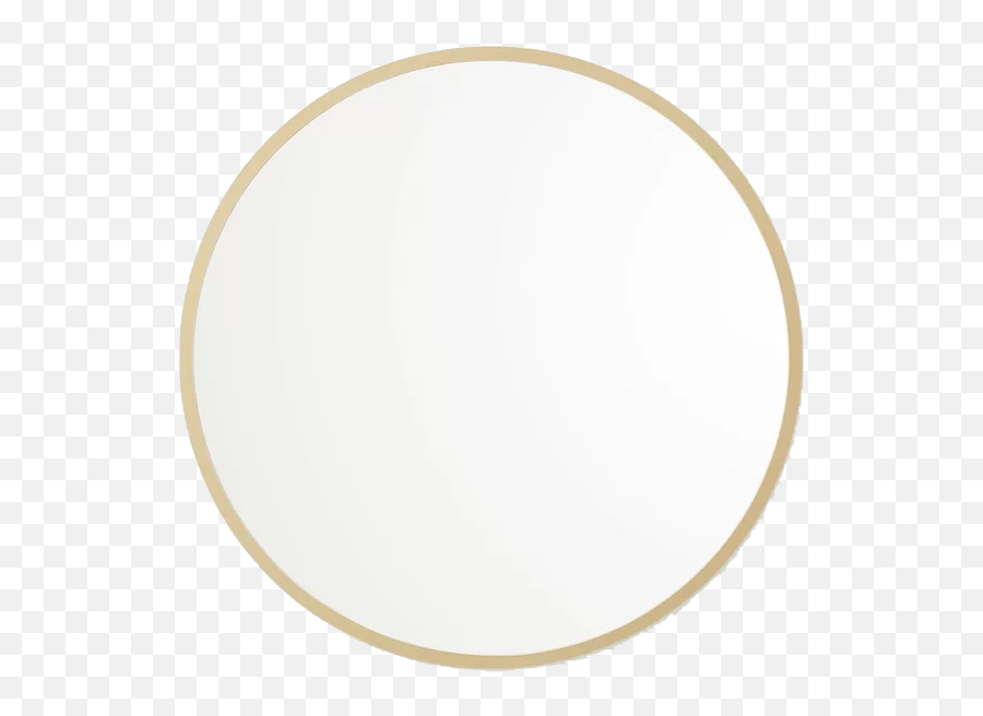 Clique Modern And Contemporary Accent Mirror Gold 30x30 Emoji,Perfect Circle Png