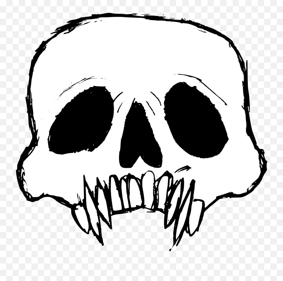 8 Skull Drawing Vector Svg Png Transparent Onlygfxcom Emoji,Skull Silhouette Png