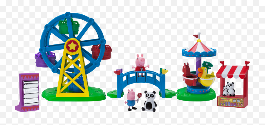 Peppa Pig Fun Fair Playset - Peppa Pig Fun Fair Playset Emoji,Peppa Pig Png