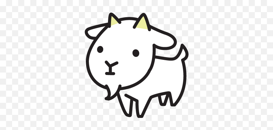 Cute Goat Stickers By Jin Chung Emoji,Cute Stickers Png