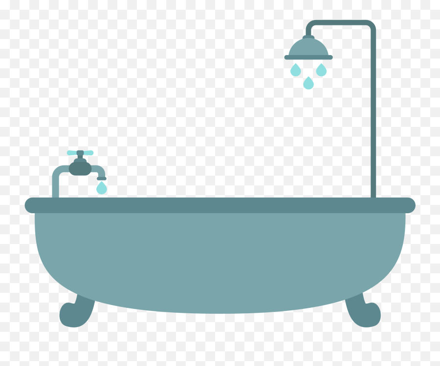 Bathtub Shower Bathroom - Bath Free Pull Material Png Bathtub Cartoon Png Emoji,Bath Clipart