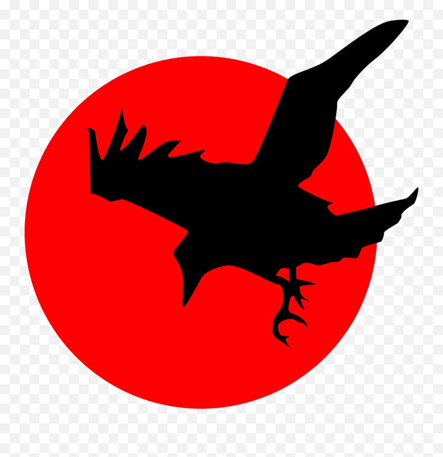 Crow Flying Silhouette Raven Transparent Png Images U2013 Free - London Underground Emoji,Crow Clipart