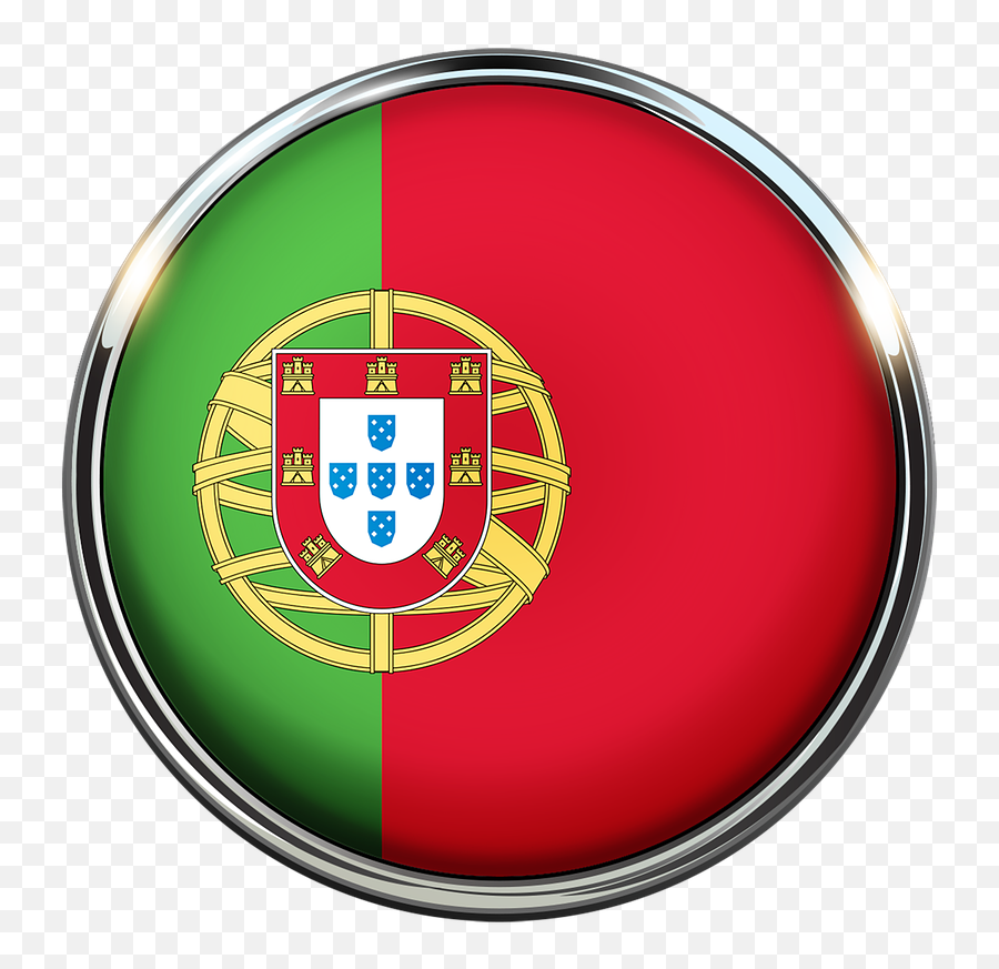 Bandera Portugal Circulo - Portuguese Logo Emoji,Circulo Png