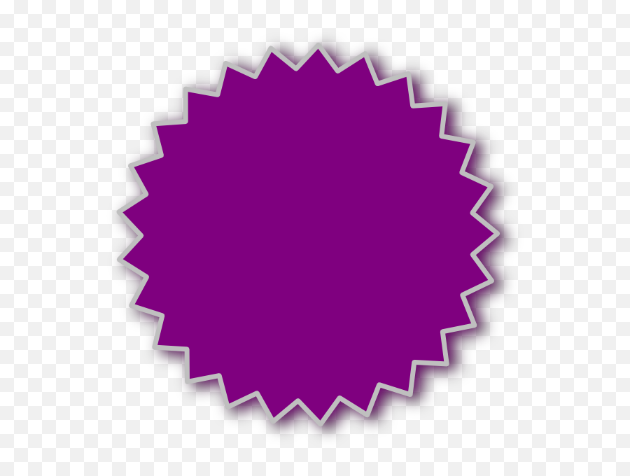 Purple Starburst - Clip Art Emoji,Starburst Png