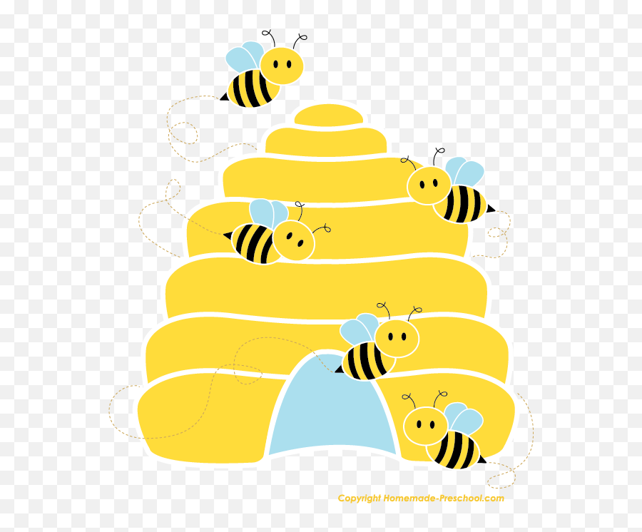 Honeycomb Clipart Cute Honeycomb Cute Transparent Free For - Bees Hive Png Cartoon Transparent Emoji,Beehive Clipart