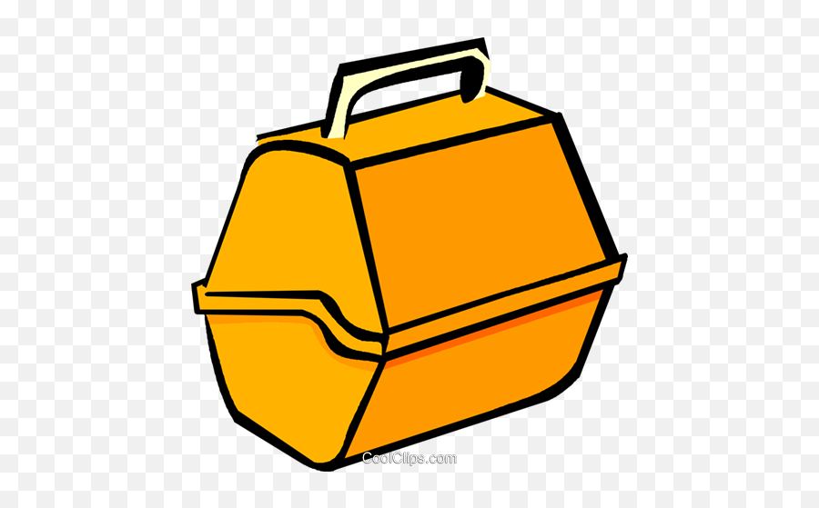 Lunch Box Royalty Free Vector Clip Art - Boite À Lunch Clipart Emoji,Lunch Box Clipart