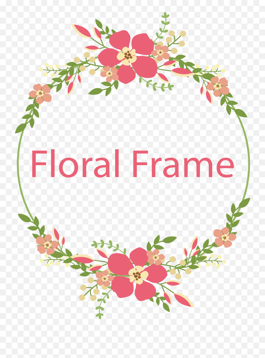 Download Vector Frame Flower Png Free Photo Hq Png Image - Flower Vector Frame Png Emoji,Flower Png