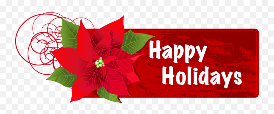 Happy Holidays Happy December Clipart - Event Emoji,December Clipart