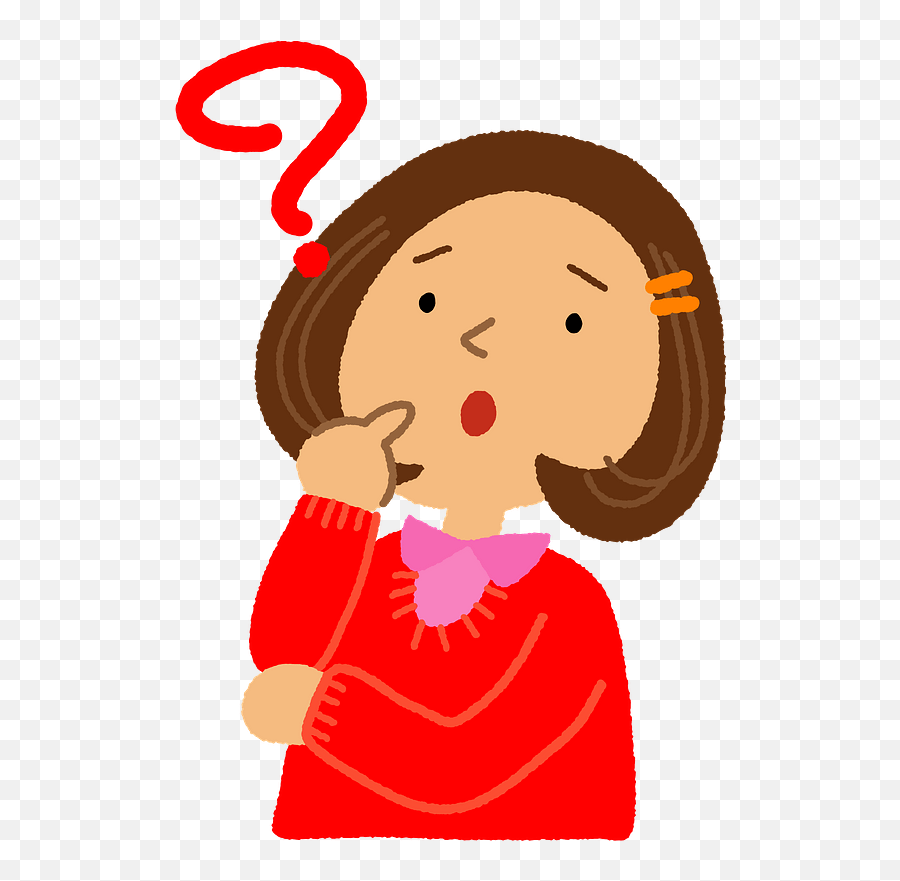 Woman Is Questioning Clipart - Pregnancy Emoji,Questioning Clipart