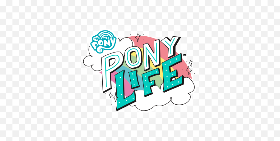 Pony Life Characters - My Little Pony Life Logo Emoji,Mlp Logo