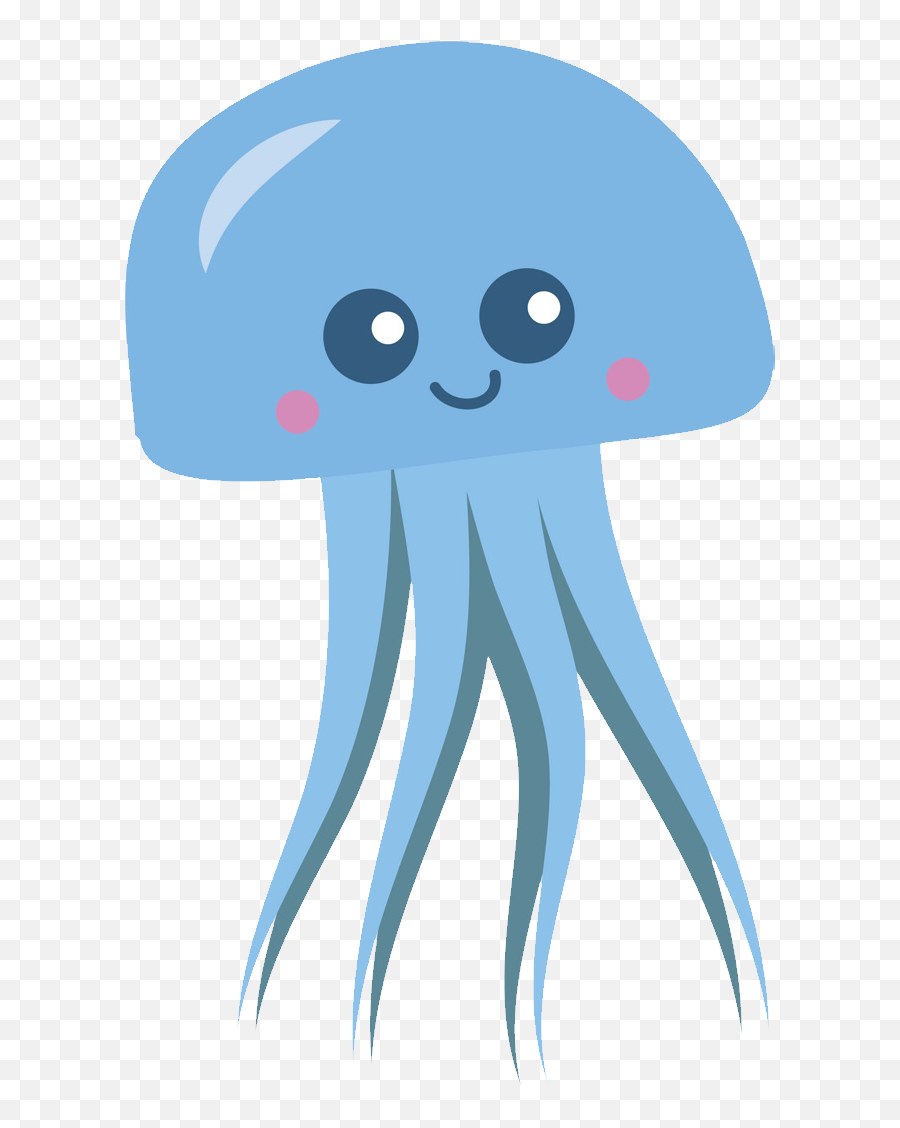 Download Hd Jellyfish Clipart - Jellyfish Clipart Transparent Background Emoji,Jellyfish Clipart