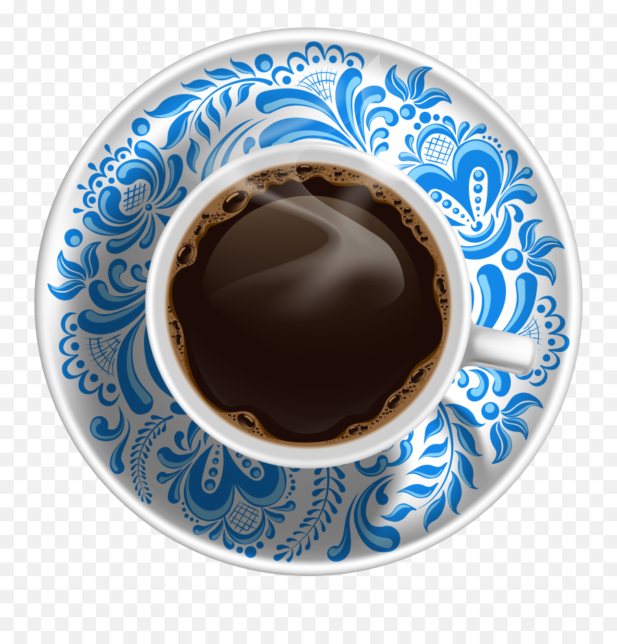 Coffee Cup Png Vector Clipart Is Available For Free - Top Coffee Png Top Cup Emoji,Cup Of Coffee Png