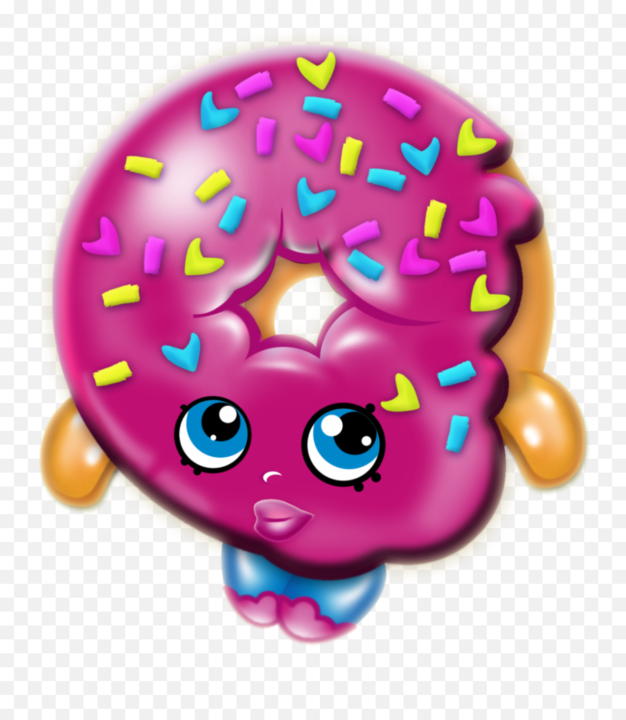 Donut - Cartoon Shopkins Emoji,Shopkins Clipart