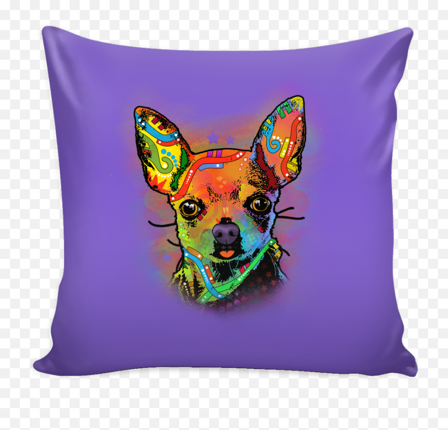 Download Chihuahua Pillow Cover Multiple Colors Png Image Emoji,Chiuaua Clipart