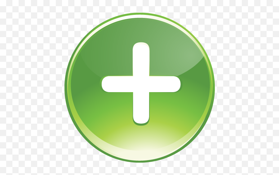 Green Plus Icon Png Transparent - Green Plus Icon Png Emoji,Plus Sign Transparent Background