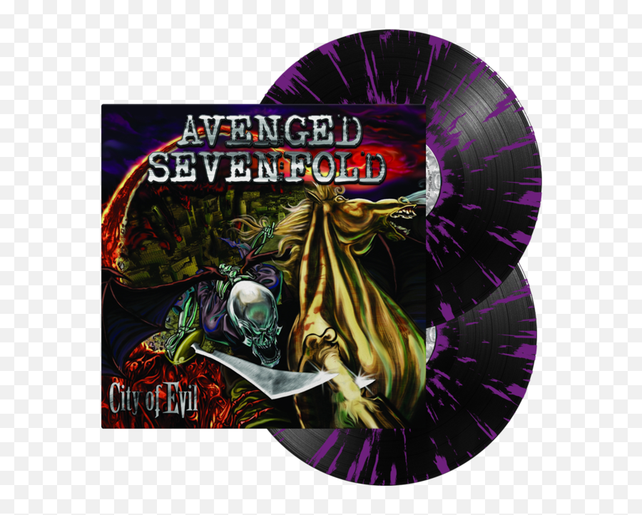 Avenged Sevenfold Logo Png - City Of Evil Vinyl Emoji,Avenged Sevenfold Logo