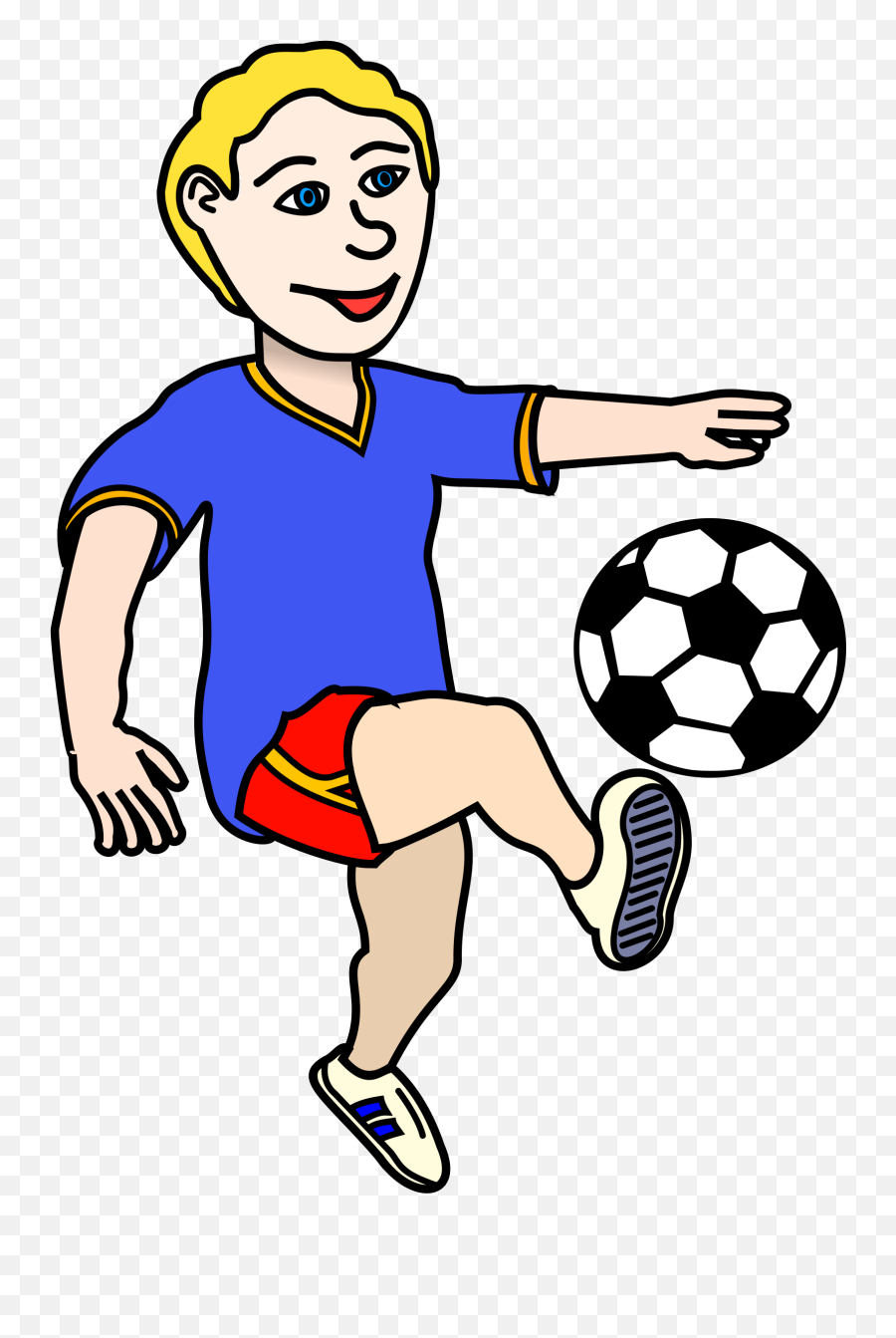 Library Of Football Player Picture - Clip Art Of Playing Football Emoji,Football Player Clipart