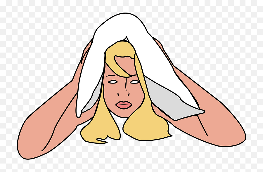 Stressed Woman Clipart Free Download Transparent Png Emoji,Stressed Clipart