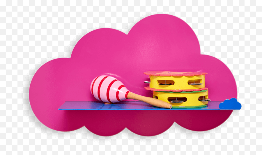 Pink Cloud Blue Shelf - Readymade Emoji,Pink Cloud Png