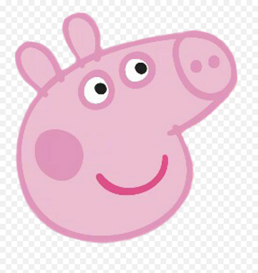 Peppa Pig Clip Art - Peppa Pig Face Svg Emoji,Peppa Pig Png