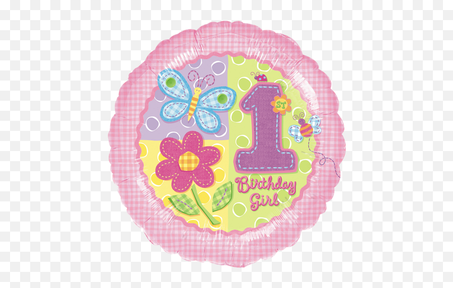 Download Hugs U0026 Stitches 1st Birthday Girl - Helium Hugs Emoji,Birthday Girl Png