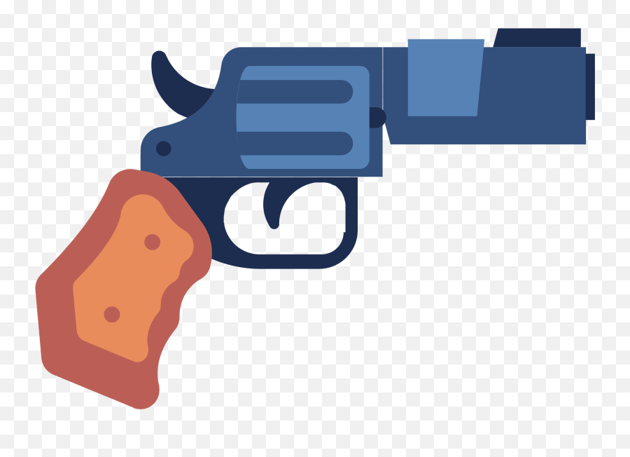 Blue Gun Clipart Free Download Transparent Png Creazilla Emoji,Gun Clipart Png