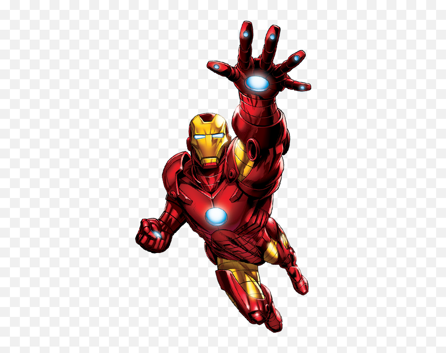 Iron Man Clipart Marvel Comic - Iron Man Comic Png Cartoon Iron Man No Background Emoji,Iron Man Png