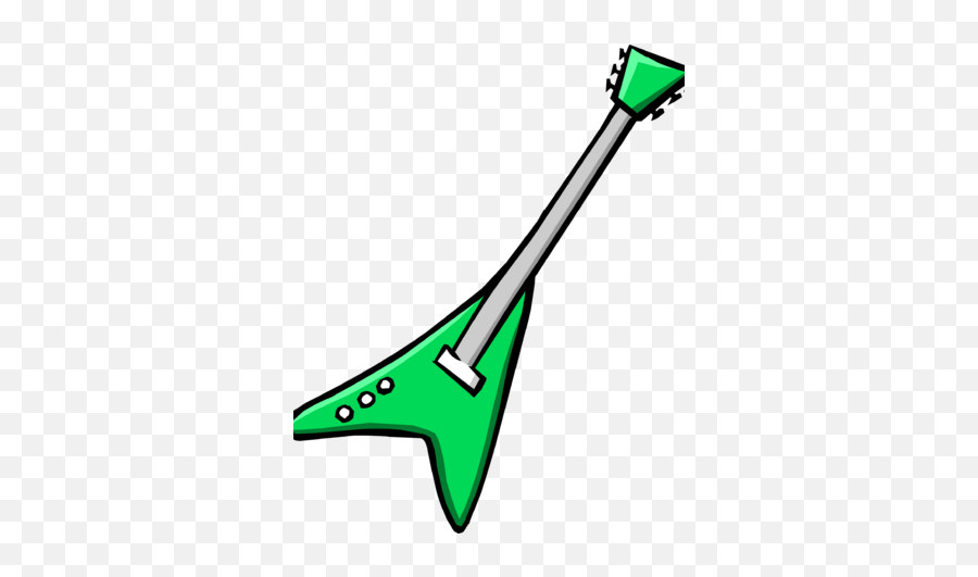 Green Electric Guitar Club Penguin Rewritten Wiki Fandom Emoji,Electric Guitar Png