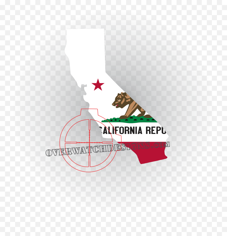 California State Ca California Outline - Overwatch Designs Emoji,California Flag Png