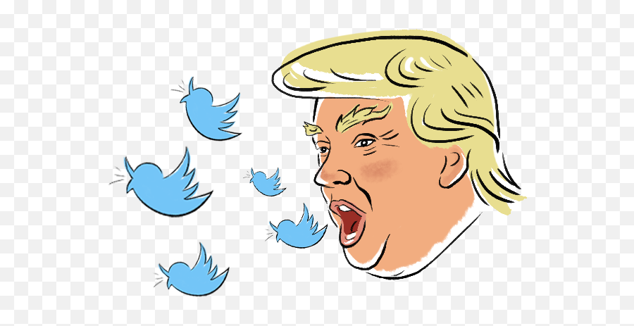 Donald Trump Should Unfollow Twitter - Donald Trump Twitter Clipart Emoji,Trump Clipart