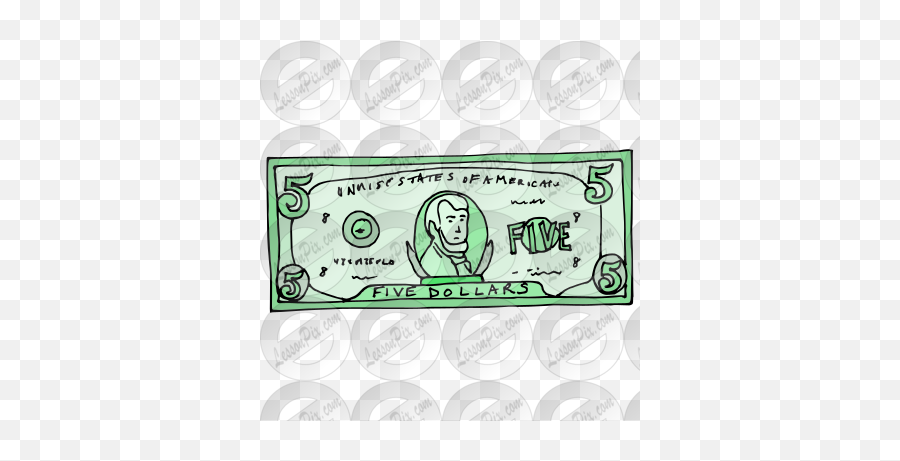 Bill Picture For Classroom Therapy - Cash Emoji,Dollar Bill Clipart