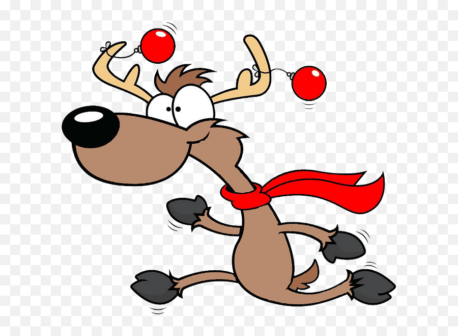Reindeer Christmas Clipart Flossing - Christmas Day Emoji,Reindeer Clipart