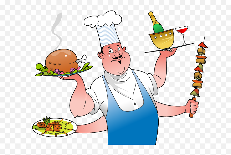 Picture - Chef Bbq Cartoon Png Emoji,Cook Clipart