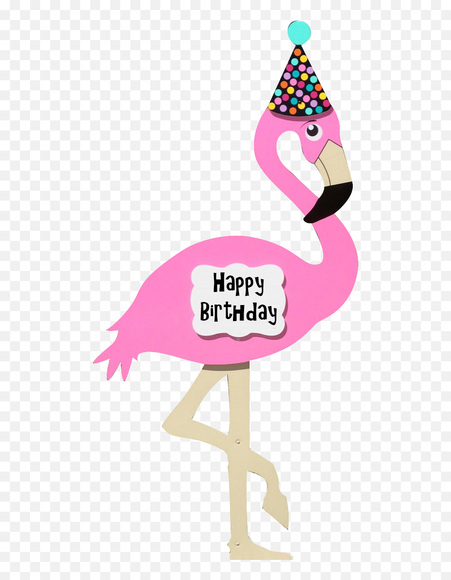 Flamingo Clipart Birthday Flamingo - Flamingo Birthday Clip Art Emoji,Flamingo Clipart