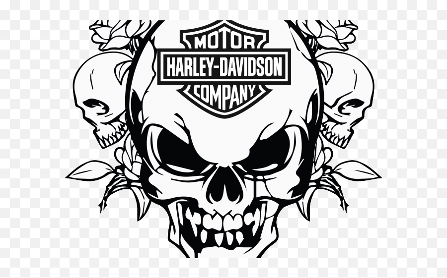 Harley Davidson Clipart Stencil - Vector Harley Davidson Svg Emoji,Harley Davidson Logo Vector