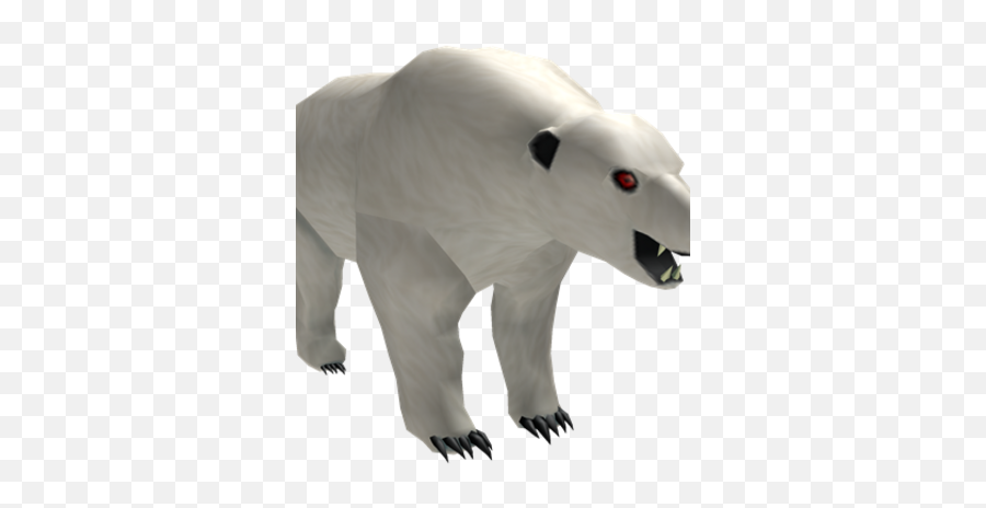 Catalogdeadly Laser Vision Polar Bear Mount Roblox Wikia - Roblox Polar Bear Emoji,Laser Eyes Meme Png