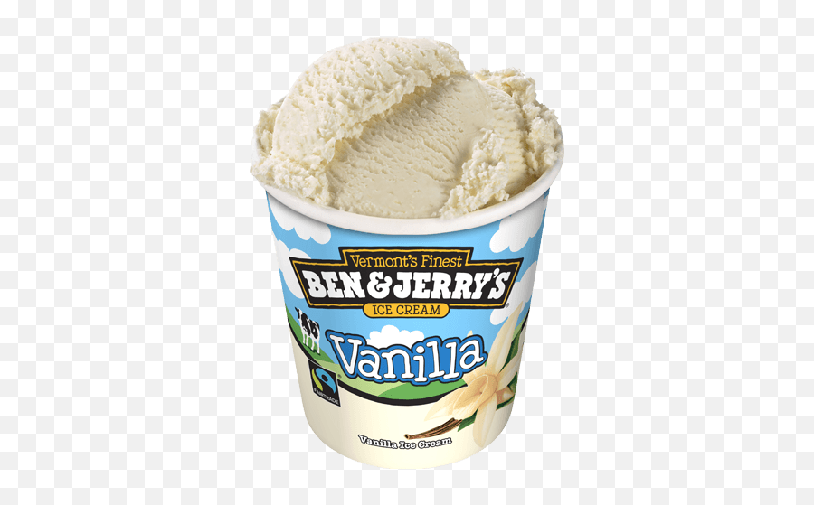 Vanilla Ice Cream - Ben And Jerryu0027s Vanilla Ice Cream Png Ben And Emoji,Ben And Jerrys Logo