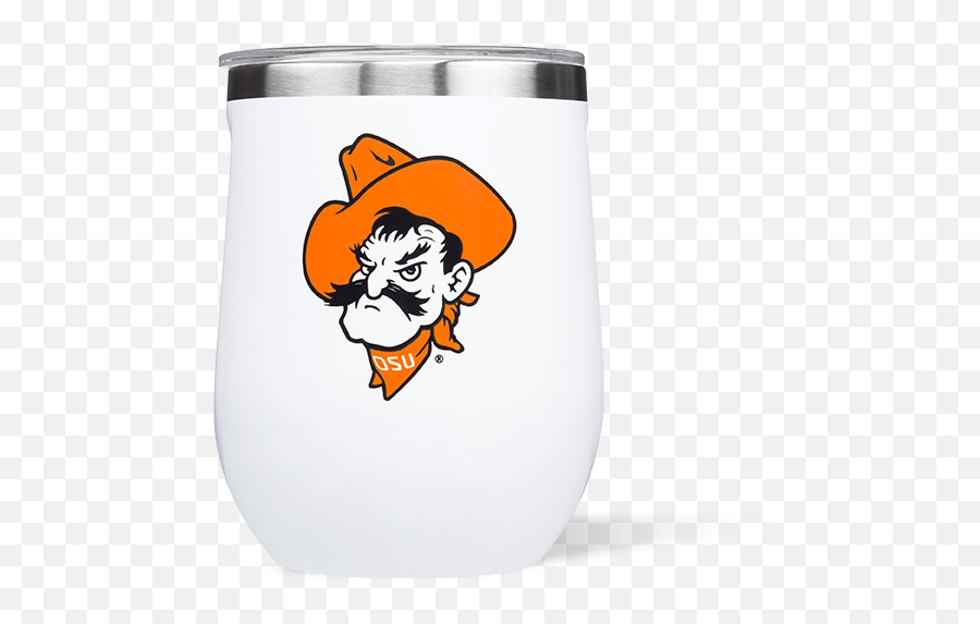Oklahoma State University Stemless Cup - Fictional Character Emoji,Oklahoma State University Logo