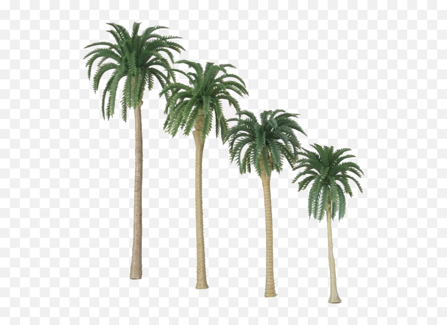 Congo Playfield Coconut Palm Trees Set Of 4 - Jurassic Park Palm Trees Emoji,Palms Png