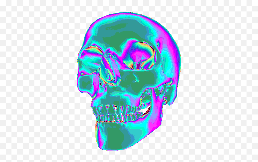 Top Skull Stickers For Android U0026 Ios Gfycat - Skull Rainbow Gif Emoji,Scull And Crossbones Clipart