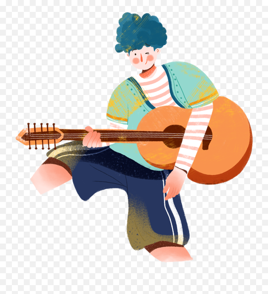 Download Guitar Acoustic Microphone Wischmop Illustration - Acoustic Guitar Emoji,Microphone Clipart Png