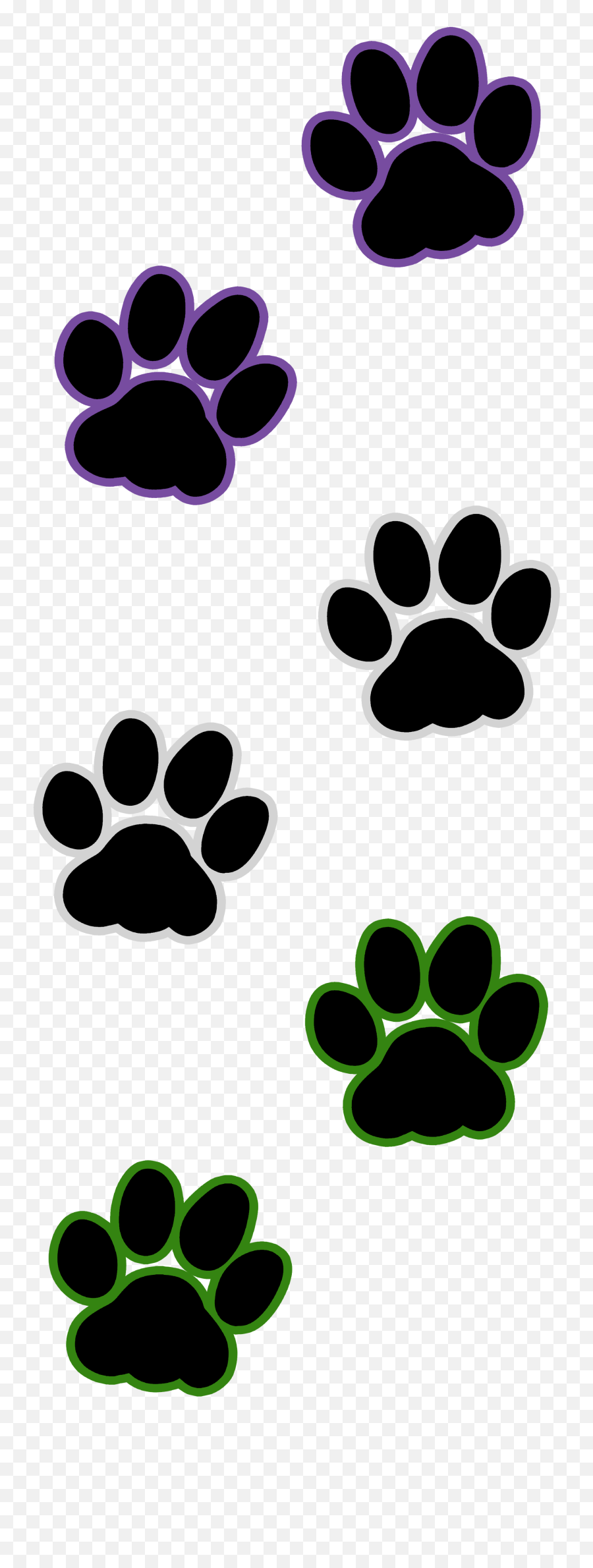 Library Of Cat Pawprint Graphic Black And White Library Png - Clip Art Emoji,Paw Print Clipart