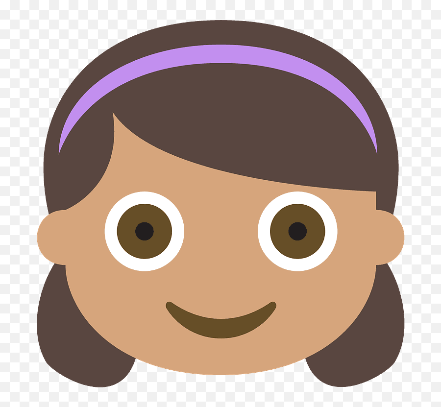 Girl Emoji Clipart Free Download Transparent Png Creazilla - Rosto De Menina Clipart,Emojis Png