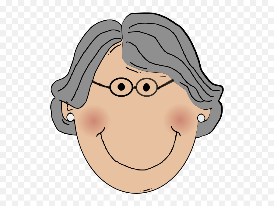 Grandma Clip Art At Clker - Grandma Clipart Emoji,Grandma Clipart