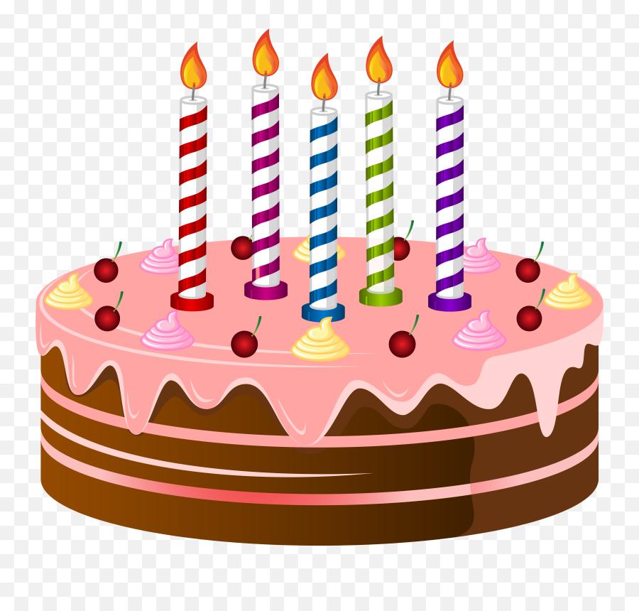 Birthday Cake Clip Art Image - Birthday Cake Clip Art Emoji,Cake Clipart