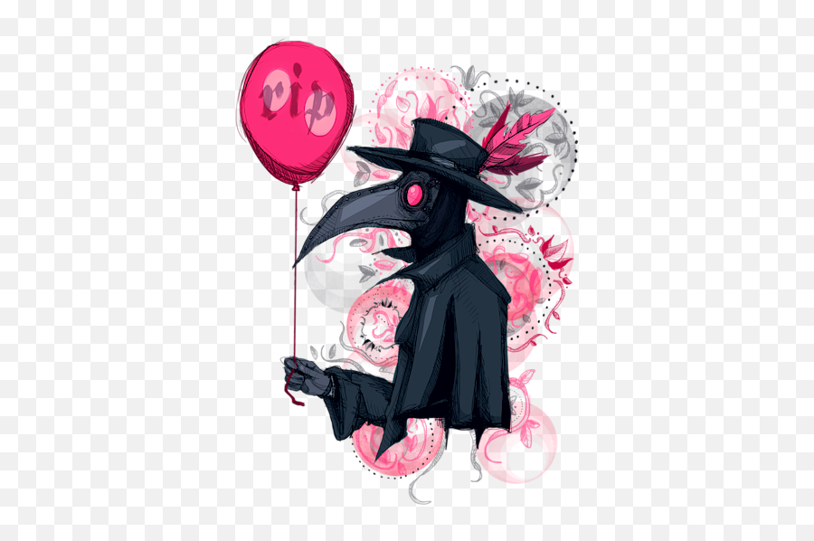Plague Doctor Balloon Face Mask For Sale By Ludwig Van Bacon Emoji,Plague Doctor Png