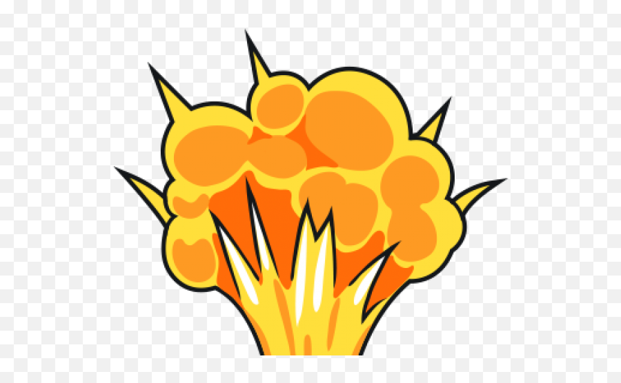 Explosion Clipart Public Domain - Bomb Explosion Transparent Emoji,Explosion Clipart Transparent