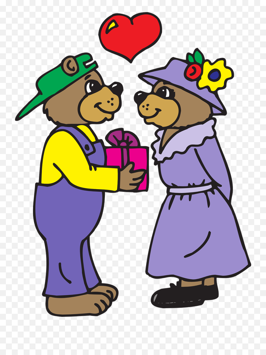 Download Free Photo Of Heartlovegiftbearbears - From Emoji,Conversation Hearts Clipart