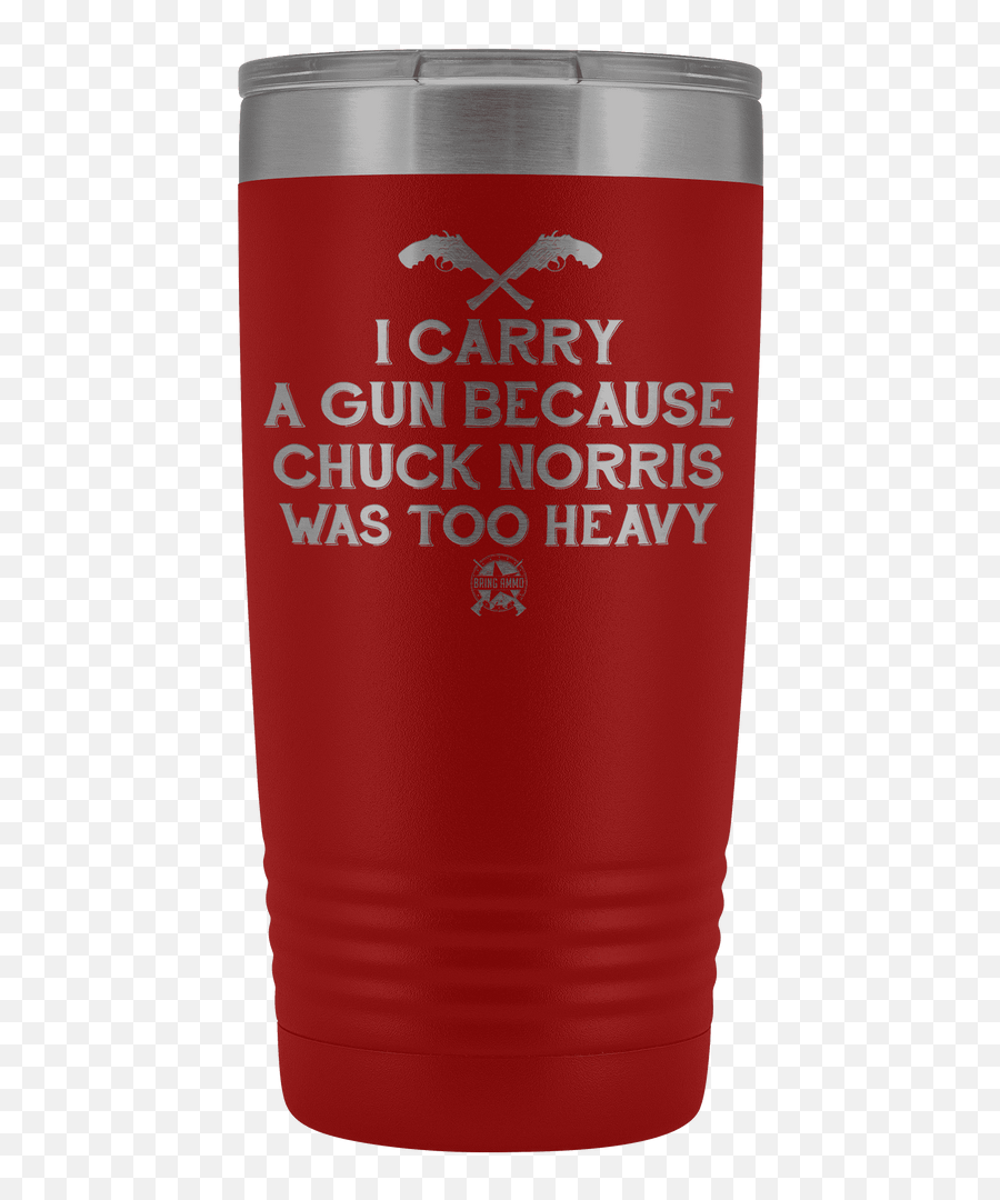 I Carry A Gun Because Chuck Norris Was Too Heavy Stainless Emoji,Chuck Norris Png