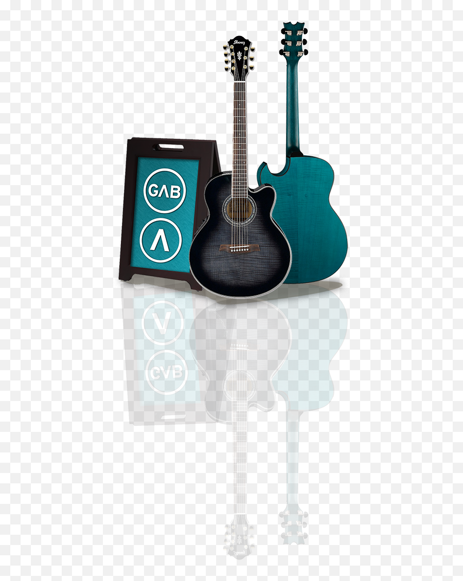 Download Hd Ibanez Ael207e 7 - String Electro Acoustic Guitar Emoji,Acoustic Guitar Transparent Background